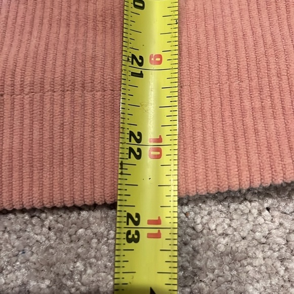 Avec Les Filles Rose Pink Corduroy Cropped Shacket Jacket Size Medium - Picture 14 of 15